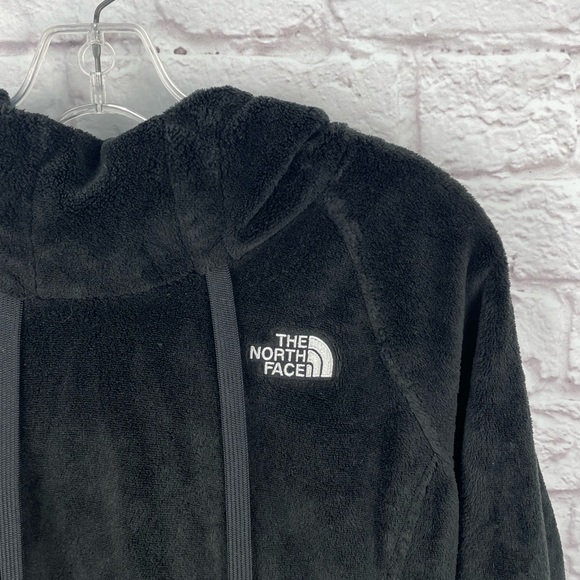 The North Face Black Pull-Over Logo Fleece Size Medium - Picture 4 of 5